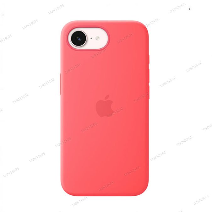 MHWH4ZM/A iPhone 17e Silicone Case with MagSafe – Bright Guava Model A3646
