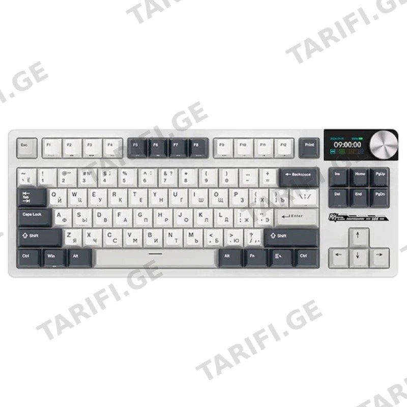 მექანიკური კლავიატურა ROYAL KLUDGE RK S85 RGB უსადენო WHITE NIGHT