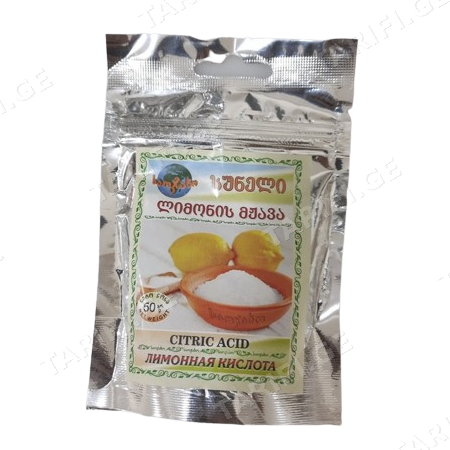 ლიმონის მჟავა (50გრ)