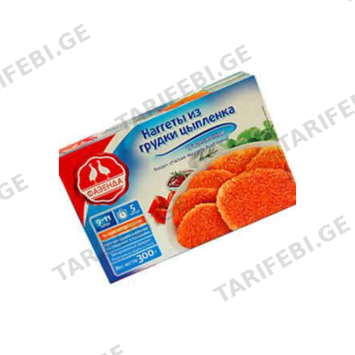 Frozen chicken nuggets traditional 300g