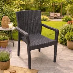 ბაღის სკამი 2000999957123 VECTOR CHAIR 61.5x58x86.5 სმ ANTRACIT