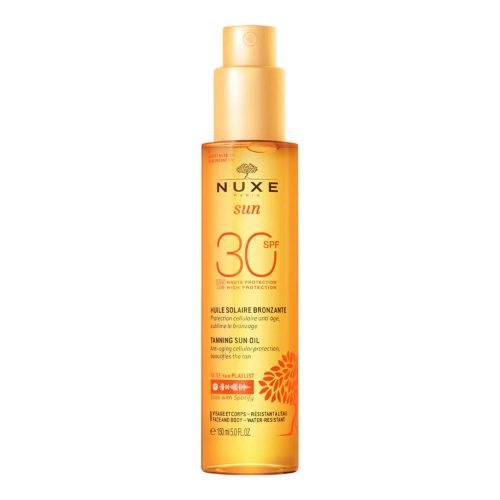 ნუქსი - SUN მზისგან დამცავი SPF30 სახე/ტანის ზეთი 150მლ
