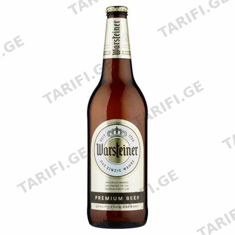 ლუდი ვარშტაინერი 4,8% შუშა 0.66ლ