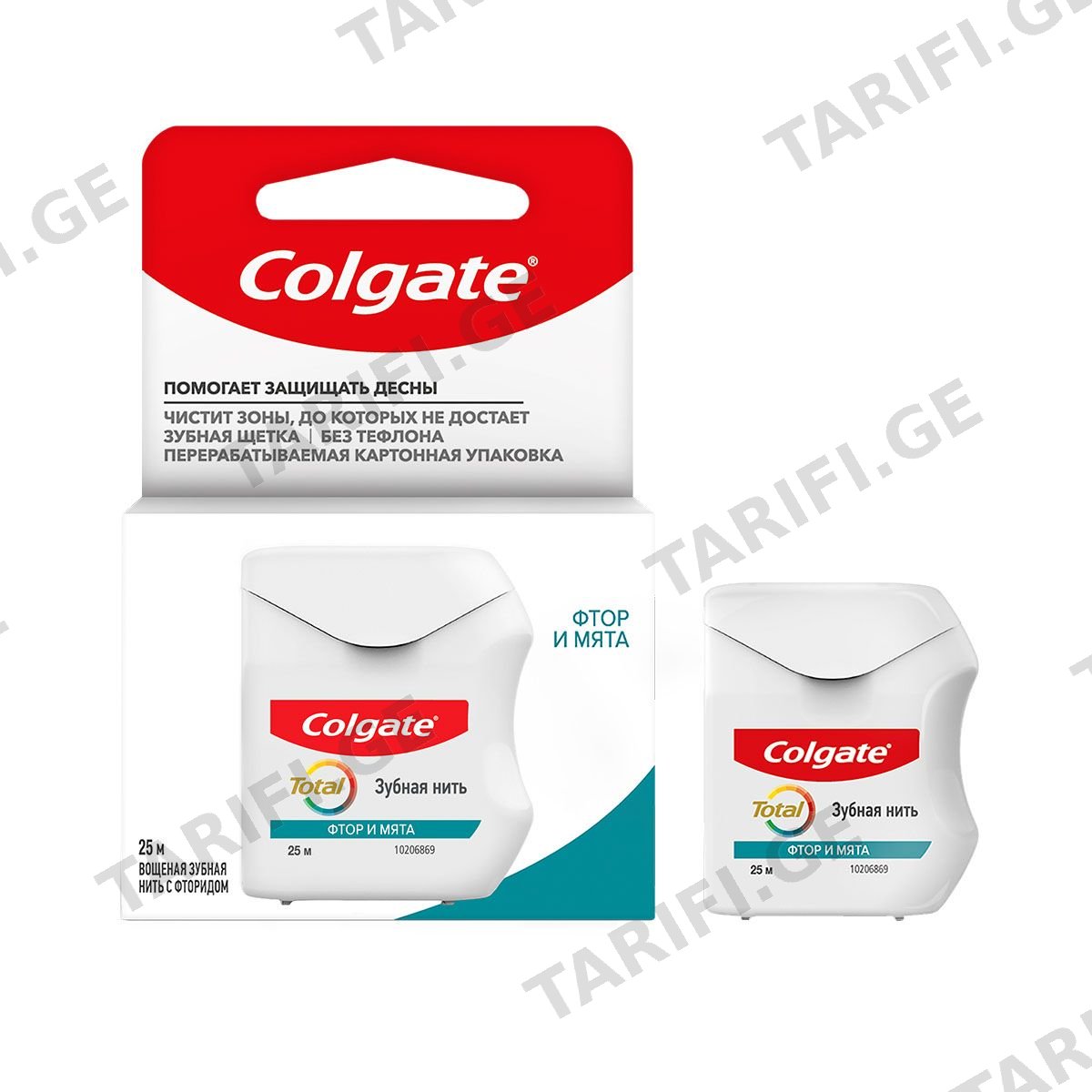 კბილის ძაფი ფტორი და მენთოლი 4995 ქოლგეითი - Colgate