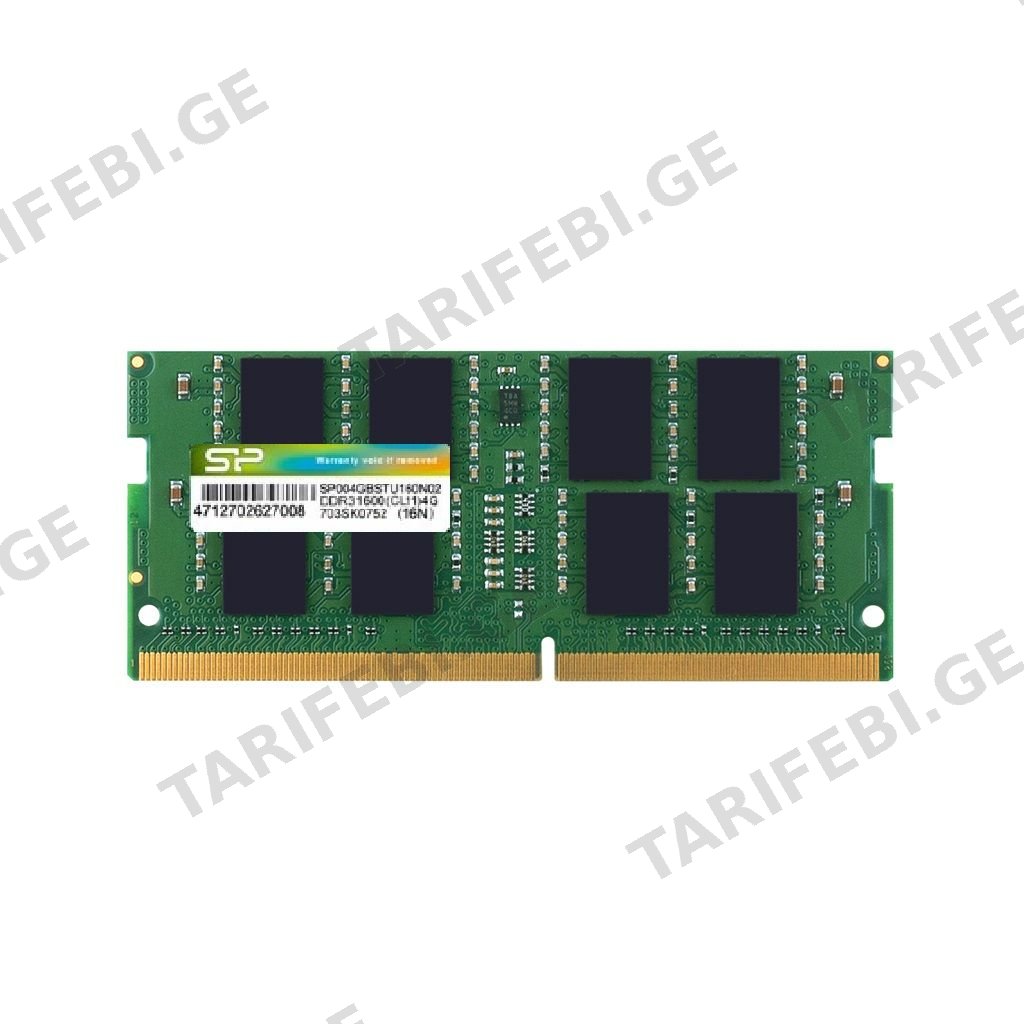 ოპერატიული მეხსიერება Silicon Power SP016GBSFU240B02 DDR4-2400/CL17/SODIMM16GB