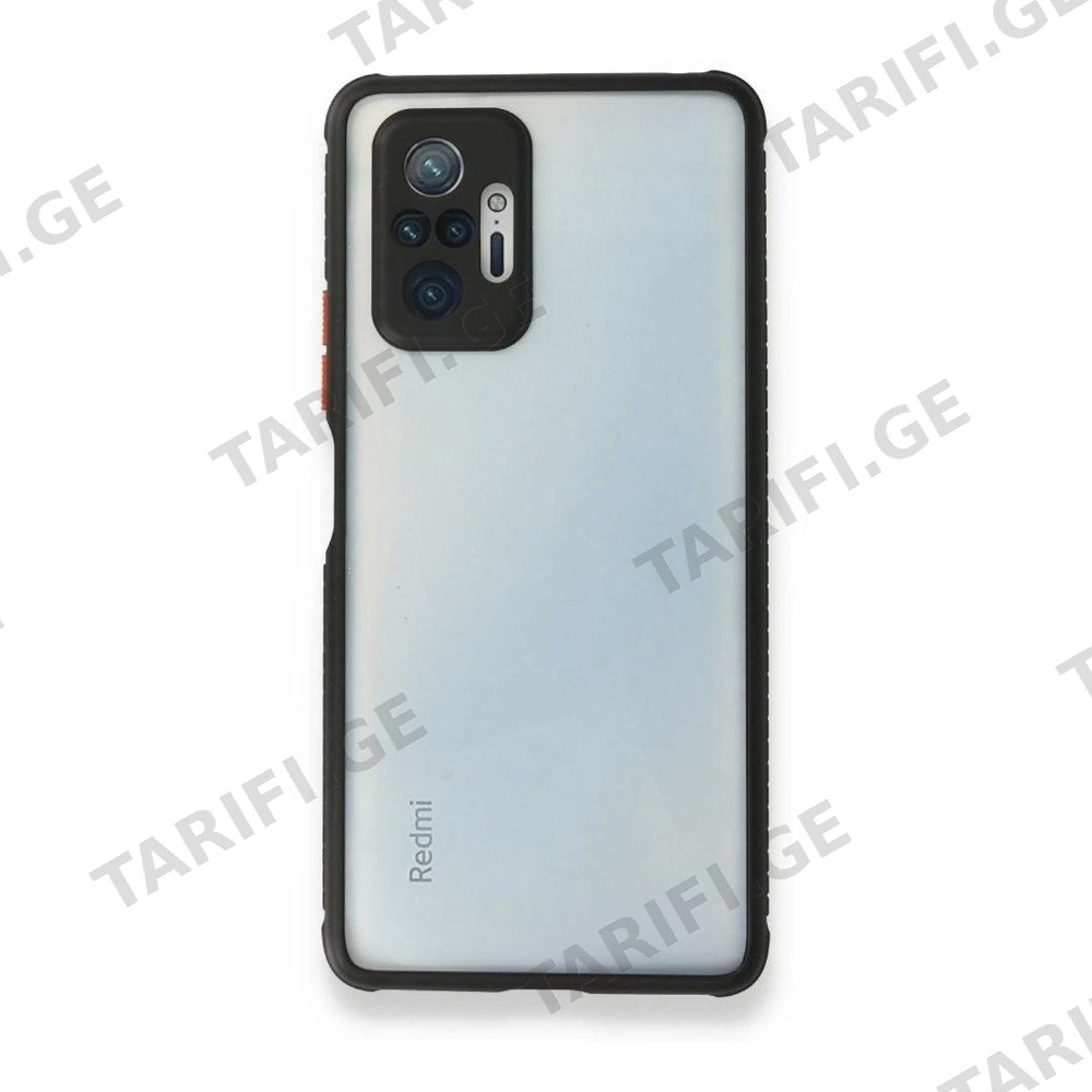 გამჭვირვალე ქეისი Xiaomi Redmi Note 10 / 10S Transparent Silicone Case