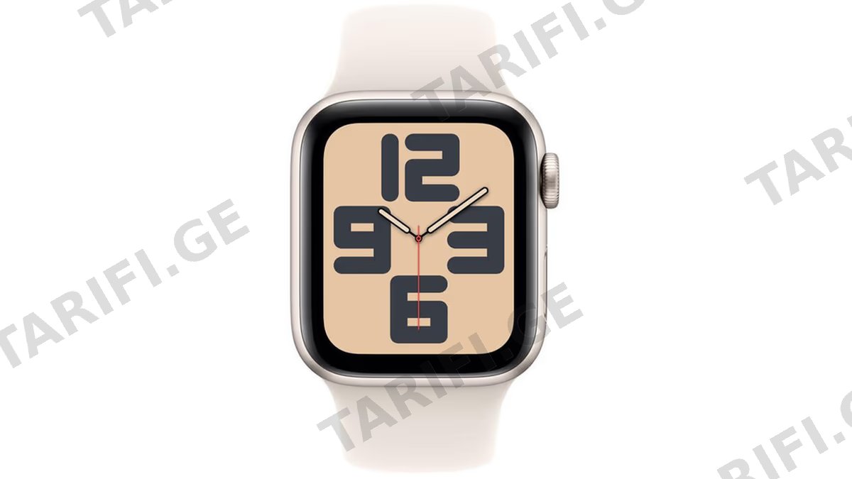 Apple Watch SE 3 GPS 40mm Starlight Aluminium Case with Starlight Sport Band - M/L