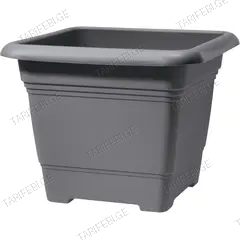 ქოთანი პლასტმასის Scheurich METALLIC GREY 40/326 PFLANZGEFAESS
