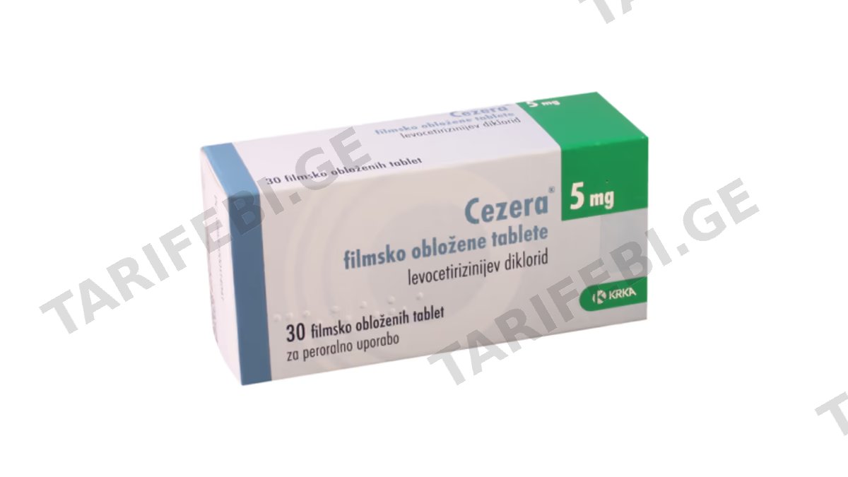 ცეზერა 5მგ. ტაბ.N30
