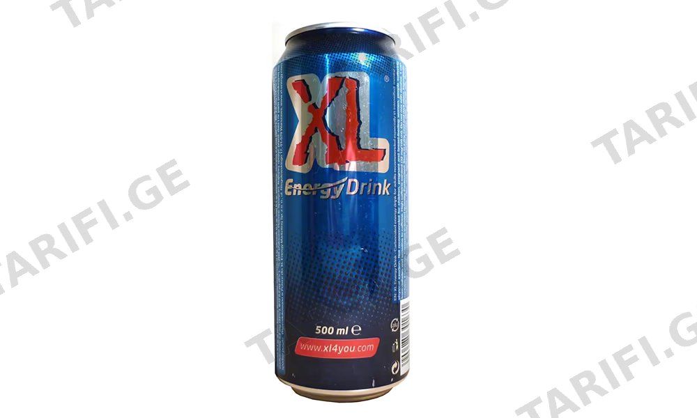 XL-ენერგეტიკული სასმელი, 500 მლ 24ც/ყ