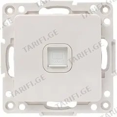 როზეტი EKF RJ45 7.4x7.4 ჩარჩოს გარეშე