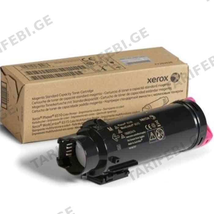 ტონერი XEROX CARTRIDGE/ORIGINAL 106R03486 TONER CARTRIDGE MAGENTA WC 6510/6515 (2400 PAGES)