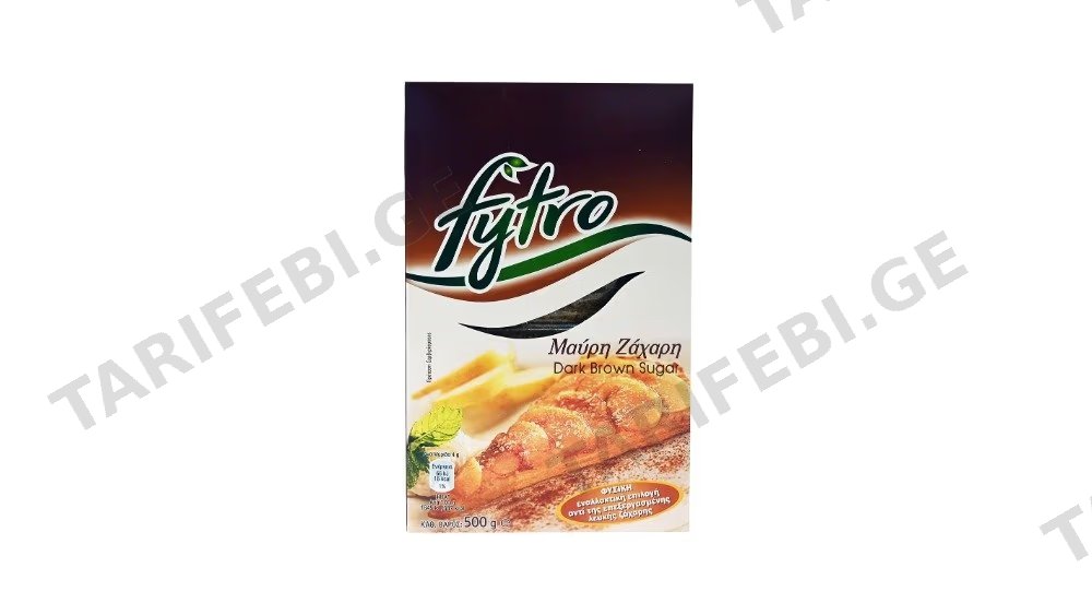 FYTRO შავი შაქარი 500გრ