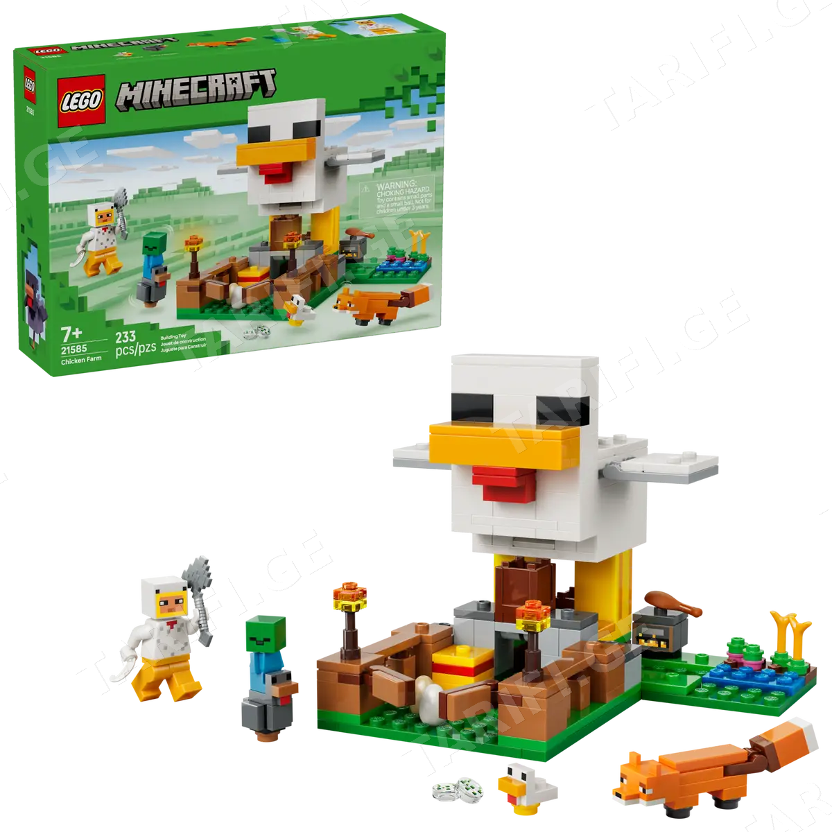 ასაწყობი კონსტრუქცია CHICKEN FARM 21585 | MINECRAFT® | BUY ONLINE AT LEGO