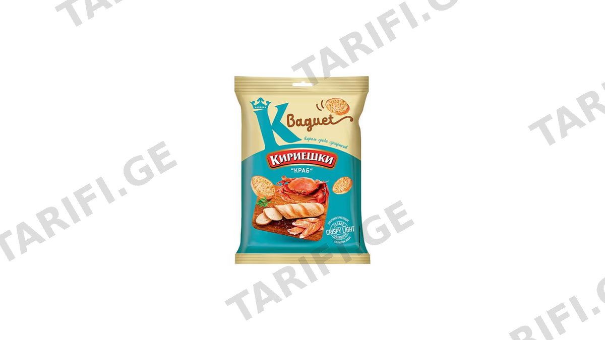 KIRIESHKI ბაგეტი კრაბით-50გრ