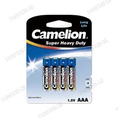 ელემენტი Camelion Super Heavy Duty AAA მარილოვანი 4 ც