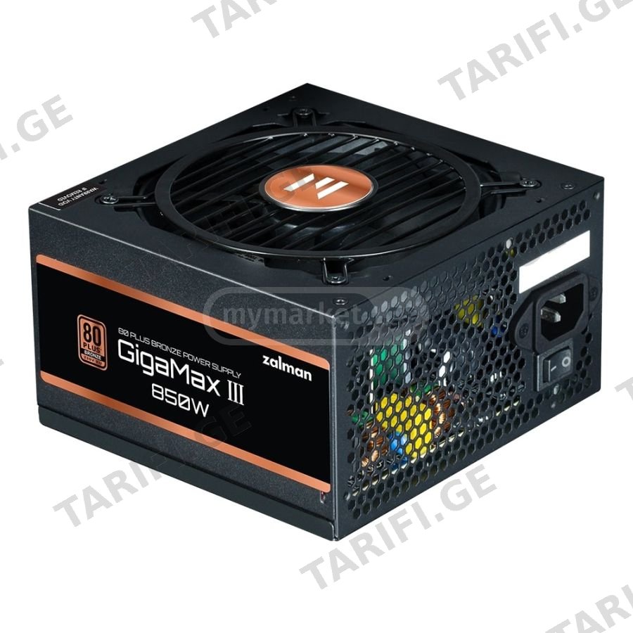 კვების ბლოკი Zalman ZM850-GV3 Gigamax 3 850W 80+ Bronze
