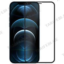 Nillkin iPhone 12 Pro Max PC Fullcoverage Ultra Clear Tempered Glass Black ეკრანის დამცავი