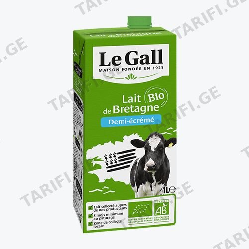 ფრანგული რძე/Le Gall/ორგანული 1.6% 6*1ლ