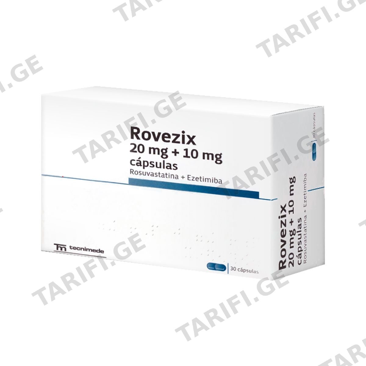 როვეზიქსი - Rovezix 20/10მგ 30 კაფსულა