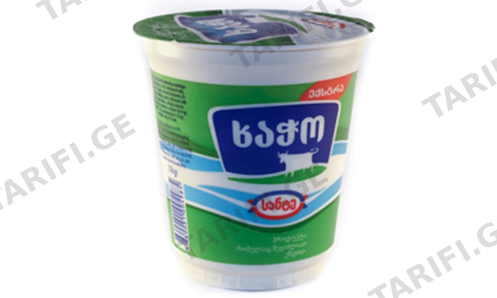 ხაჭო ნაღებით 350 გრ