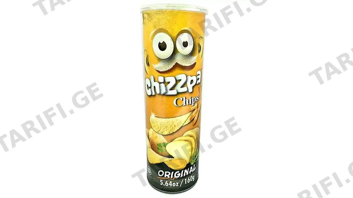 "ChiZZpa"- კარტოფილის ჩიფსი "ორიგინალი"