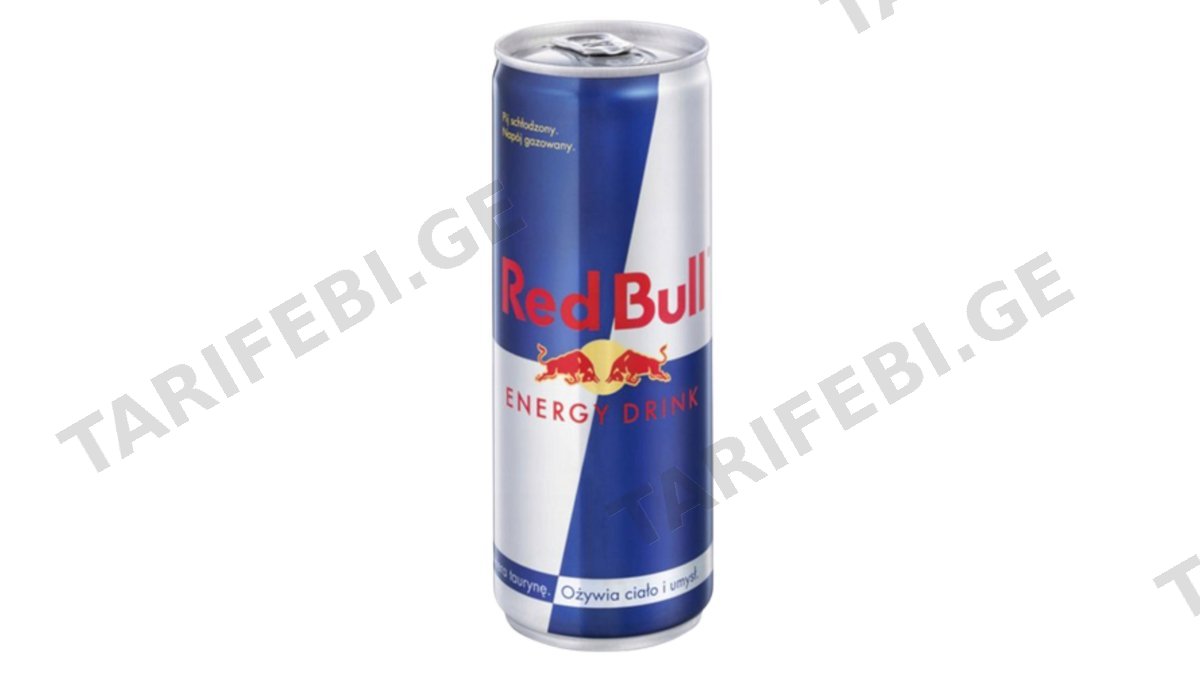 ენერგეტიკული სასმელი Red Bull - 0.25L