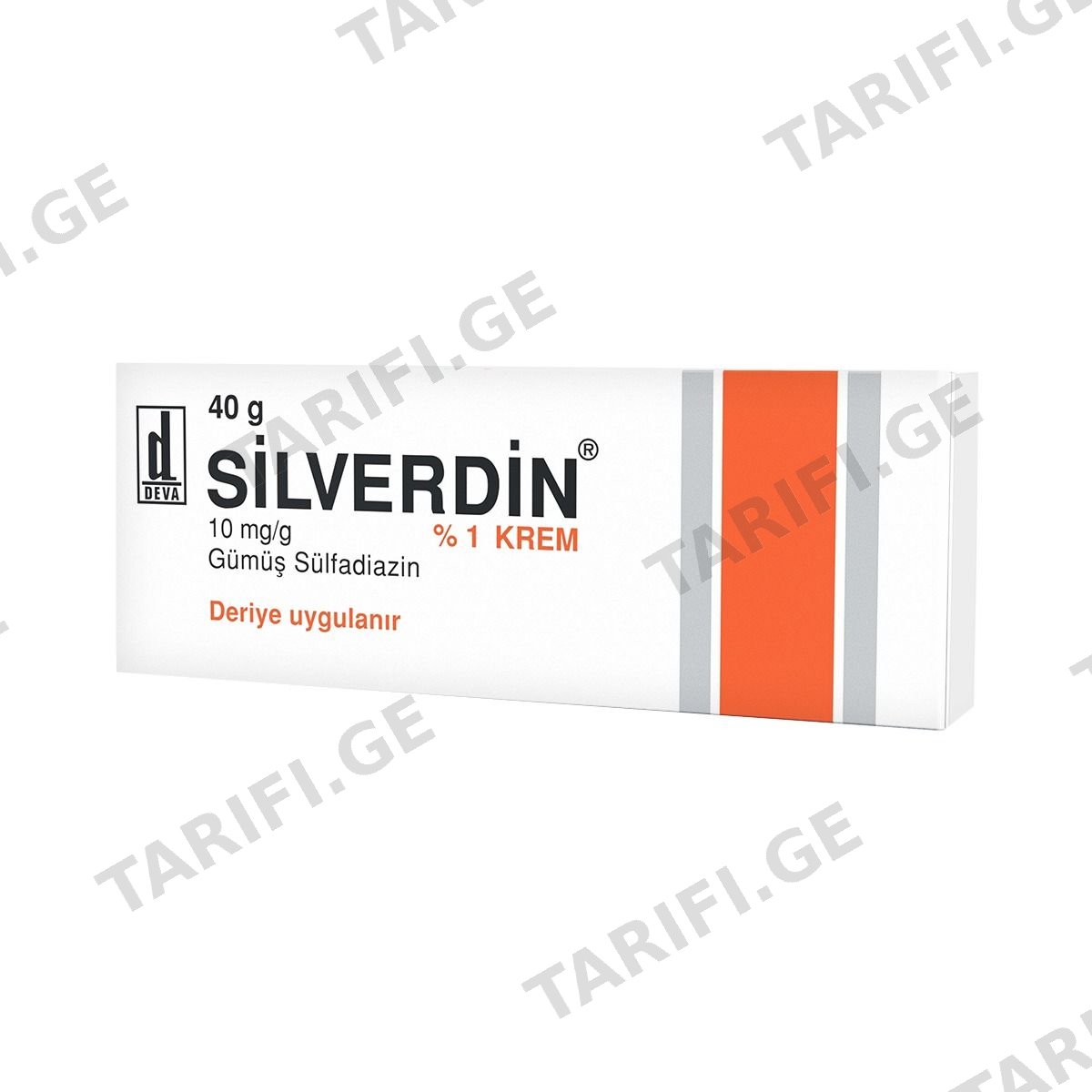 სილვერდინი - Silverdin 1% კრემი 40გ