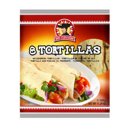 Tortilla in lava (8x20 cm) 320 gr