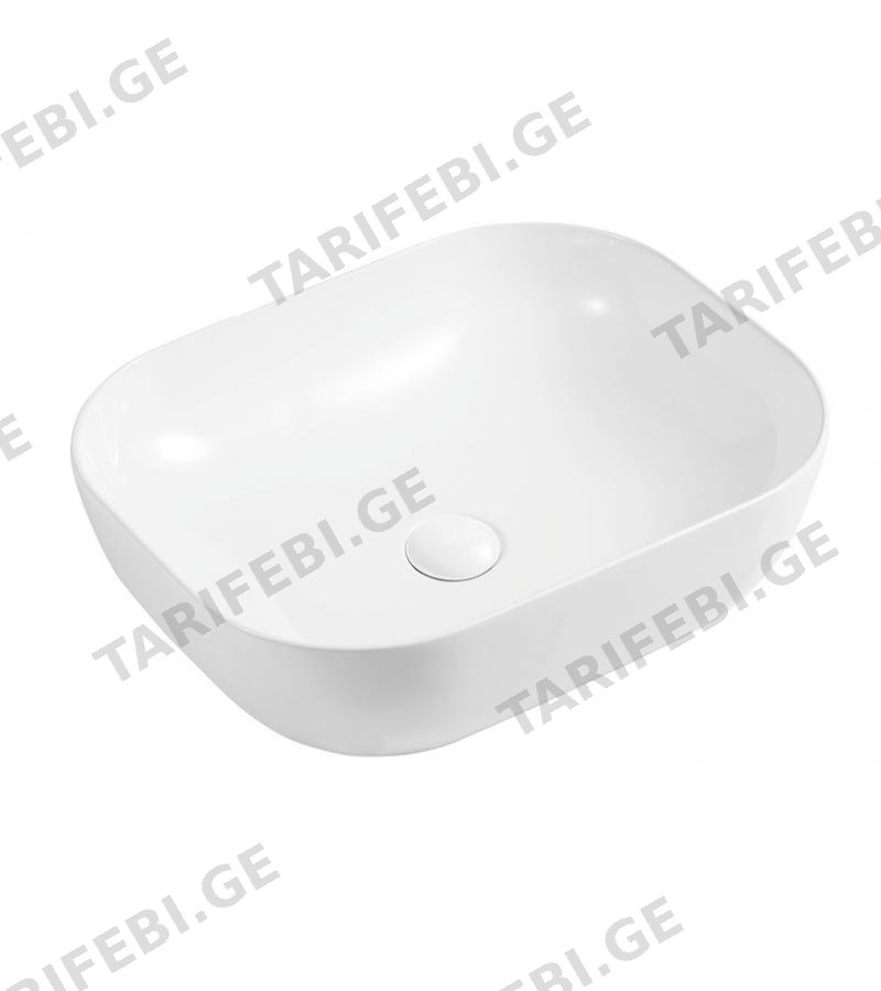 ხელსაბანი LT-2143 DANUBE თეთრი 49x39x15 LETOP