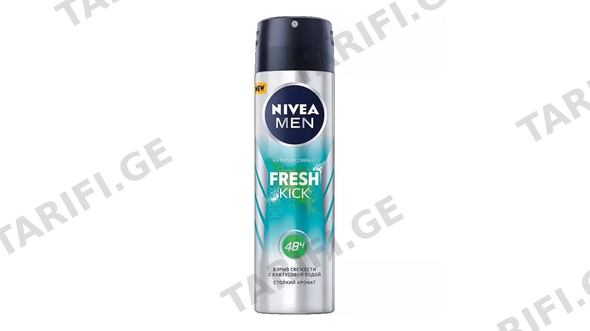 ნივეა დეზ.სპრეი მამაკაც. FRESH KICK 150მლ