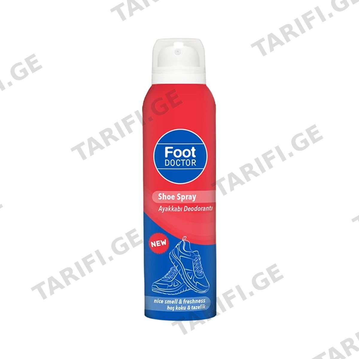 ფეხსაცმლის სპრეი 150 მლ 1601 ფუტ დოქტორ - Foot Doctor