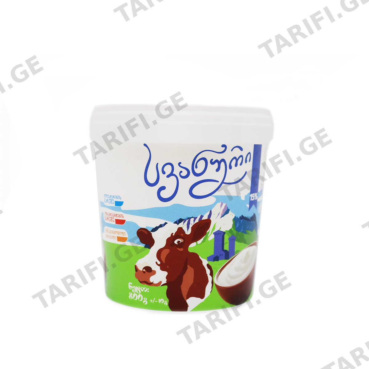 სვანური "ნატურალ პლიუსი" 15% 800გრ