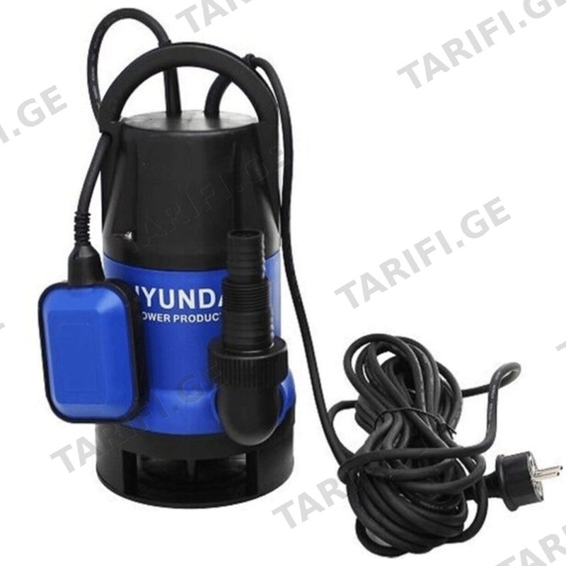 ჩასაძირი ტუმბო HYUNDAI HFP400W (დაბინძურებული წყლისთვის)