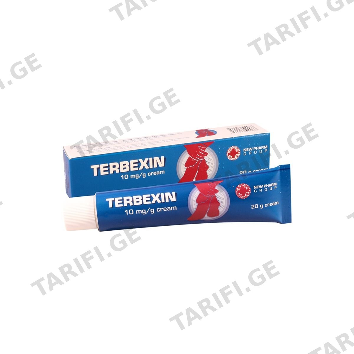 ტერბექსინი - Terbexin კრემი 10მგ/გ 20გ