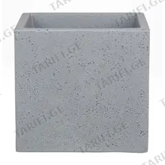 ქოთანი ყვავავილის პლასტმასის Scheurich STONY GREY 40/240 C-CUBE