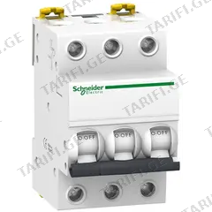 ავტომატური ამომრთველი Schneider Electric 6kA 6A 3P C A9K24306
