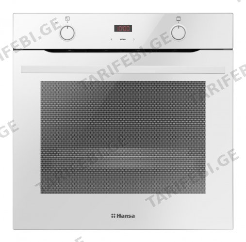 ჩასაშენებელი ელექტრო ღუმელი Hansa BOEW683020, 3500W, 77L, Built-In Electric Oven, White