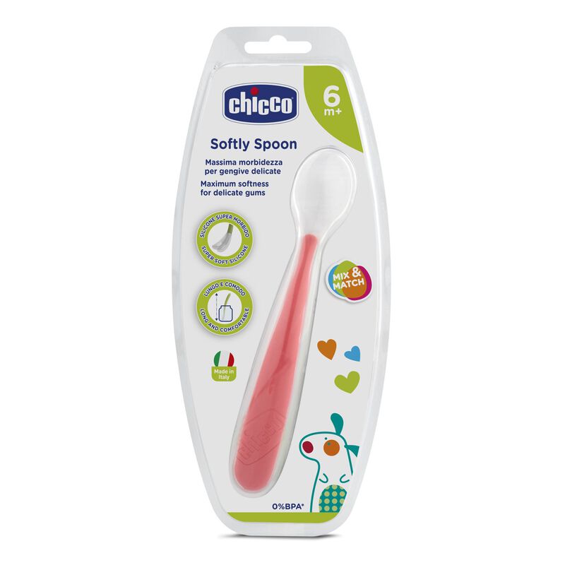 ჩიკო-Chicco-კოვზი სილიკონის 6+