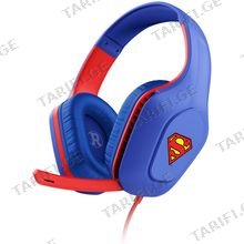 TRUST GXT415SM ZIROX HEADSET SUPERMAN სადენიანი Gaming ყურსასმენი