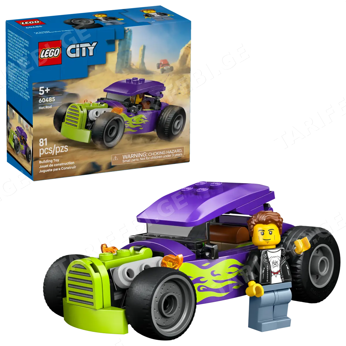 ასაწყობი კონსტრუქცია HOT ROD 60485 | CITY | LEGO