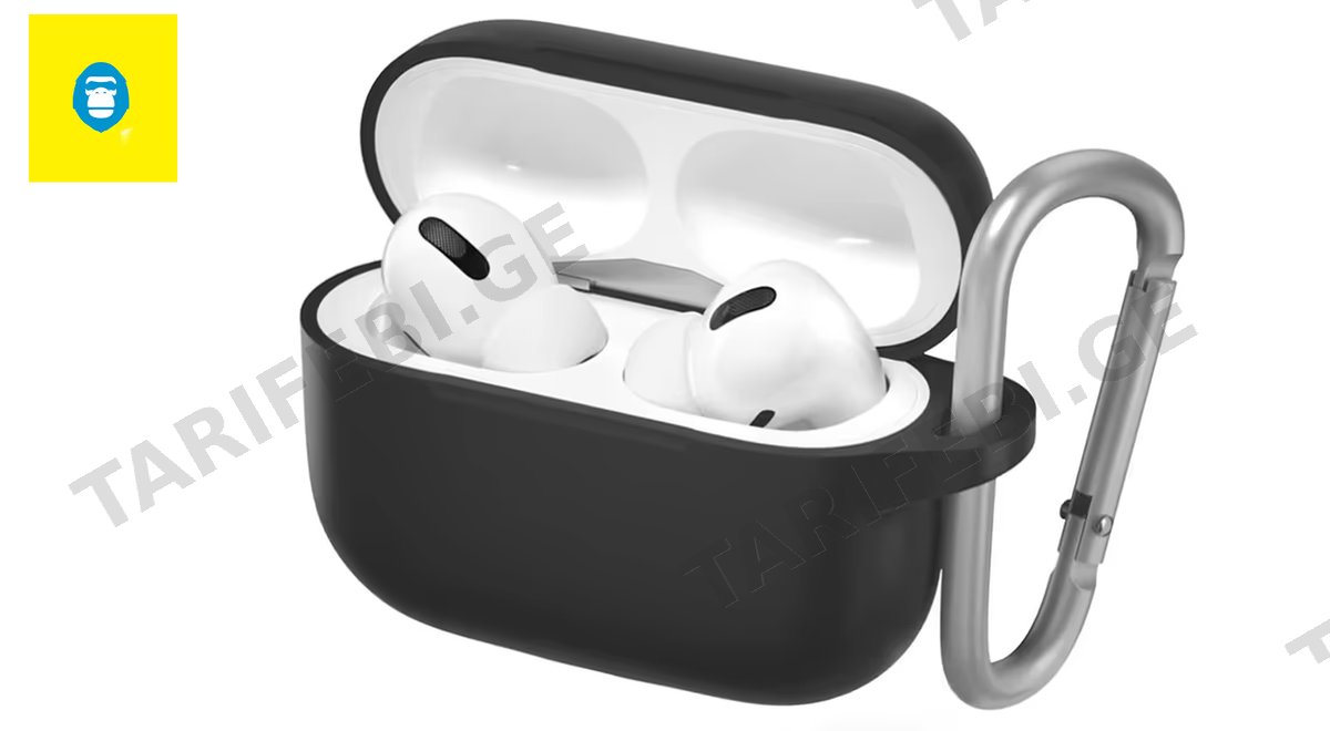 AirPods Pro 1st Gen Silicone Case - Black