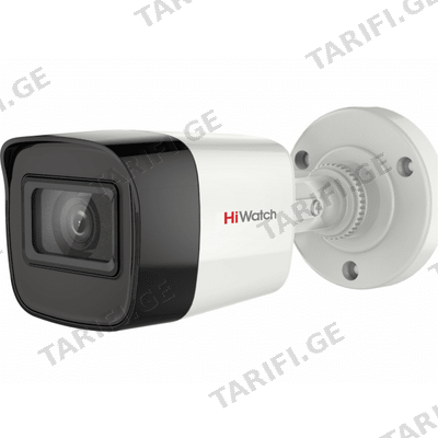 კამერა,Hiwatch, DS-T500A (B), 2.8mm,HDTVI,5mp,Bullet,Fix,IR20m,Mic,