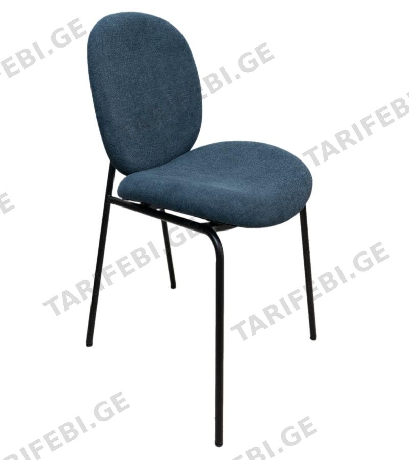 სკამი #DC9515 / MISS-147 walnut back (57*48*82) ფერი. BLUE