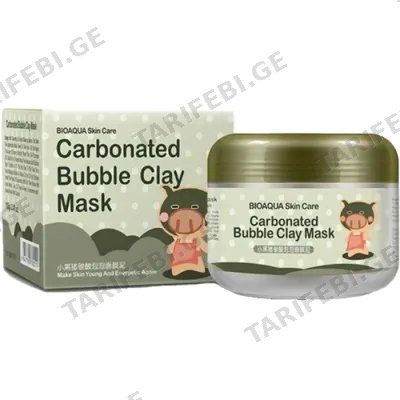 გამწმენდი ქაფი BIOAQUA CARBONATED BUBBLE CLAY MASK (100 გრამი)