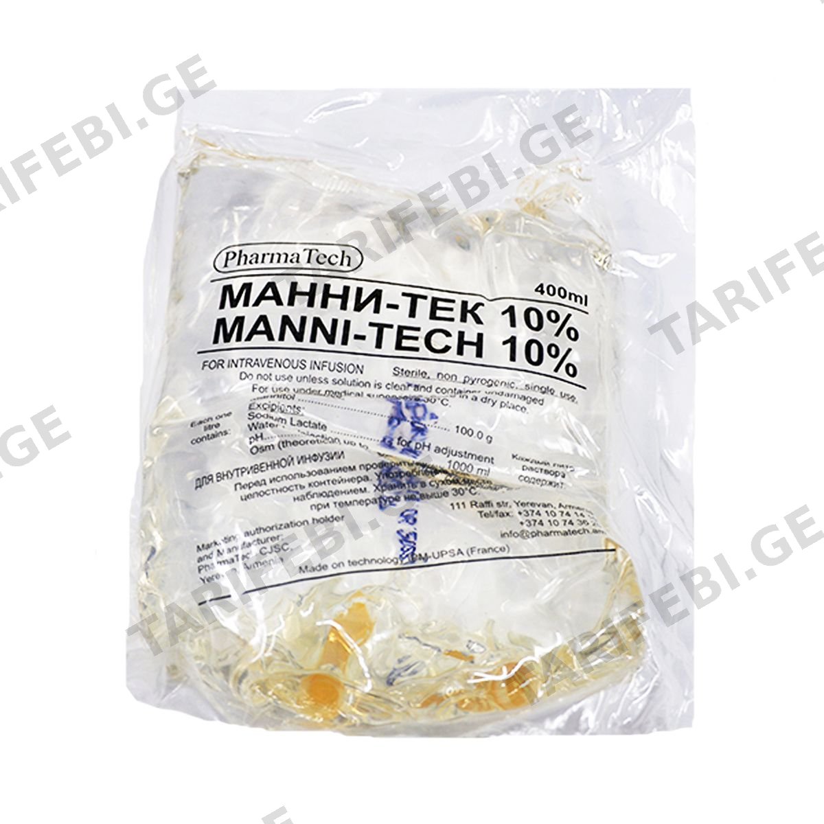 Manni-tech - მანი-ტეკი 10% 400მლ