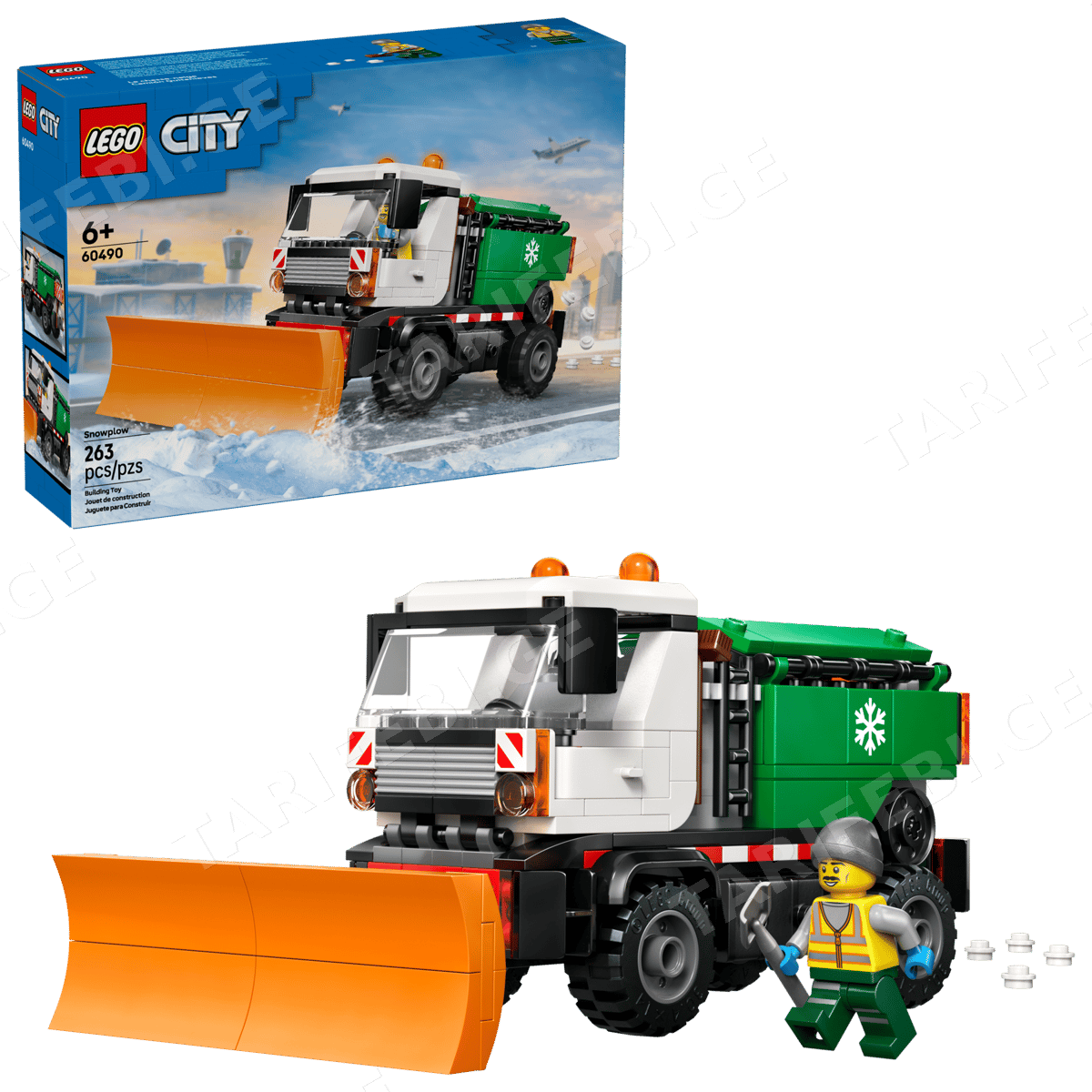 ასაწყობი კონსტრუქცია LEGO SNOWPLOW 60490 | CITY