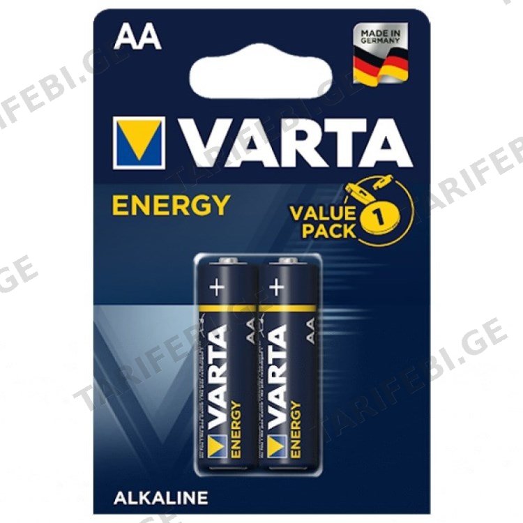 ელემენტი ალკალინის Varta Energy  AA - 2ც