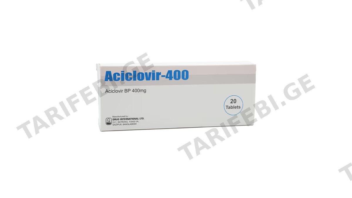 აციკლოვირ-400 ტაბ.400მგ.N20 (2X10)