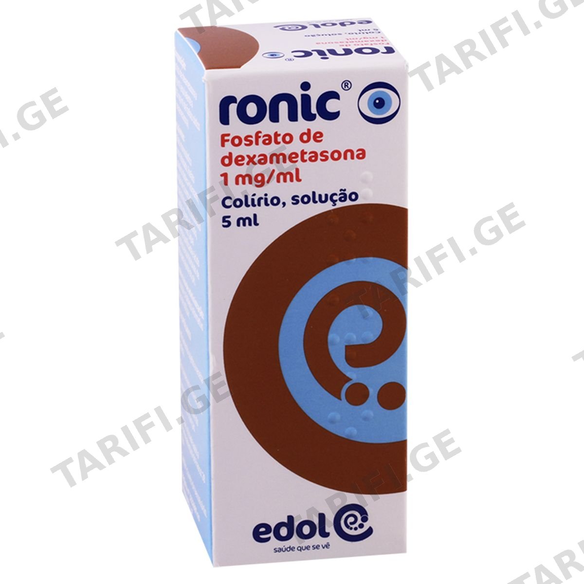 რონიკი - Ronic თვალის წვეთები 1მგ/მლ 5მლ